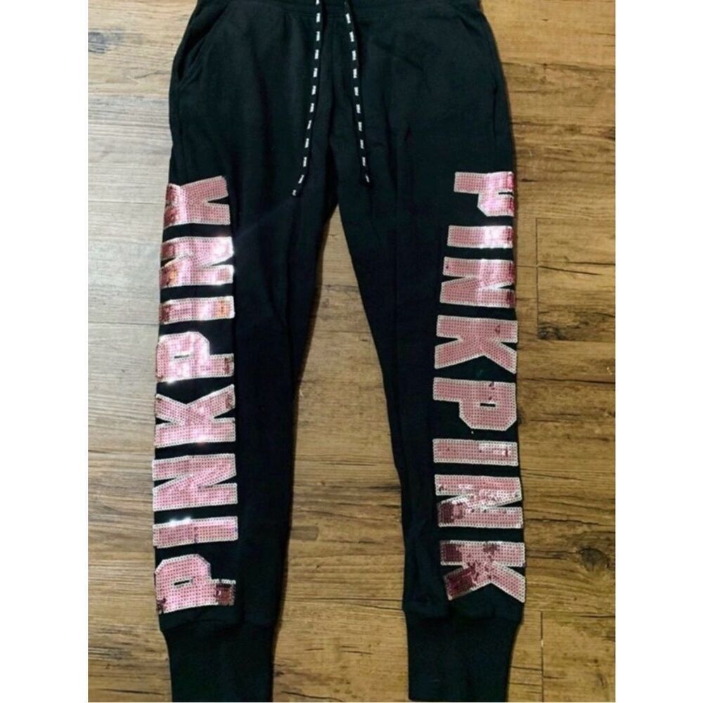 Victoria's Secret Pink Bling HTF Joggers XS